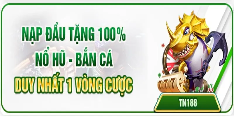 Tận hưởng khuyến mãi QQ88 với cơ chế tăng 100% khi nạp đầu nổ hũ, bắn cá