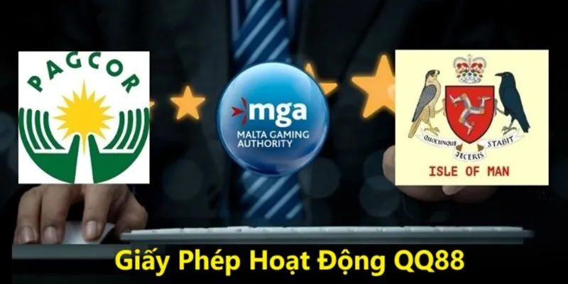 Sở hữu giấy phép hoạt động QQ88 cam kết bảo vệ cả nhà vui game! 